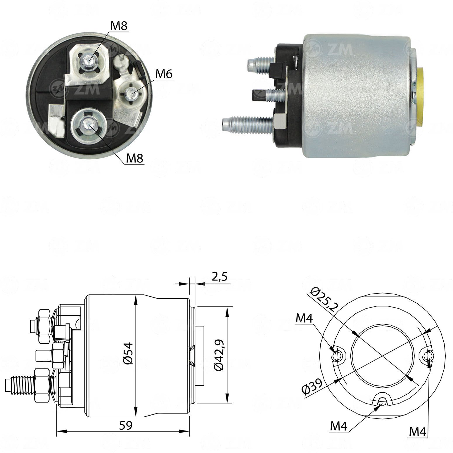 ZM 3495 - MARŞ OTOMATİĞİ 12V