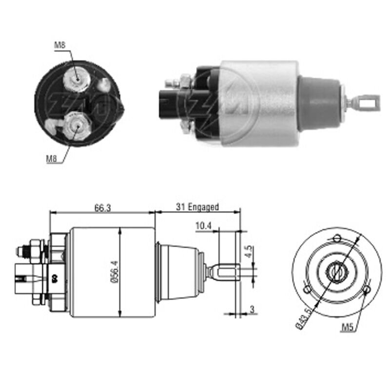 ZM 979 - MARŞ OTOMATİĞİ 12V