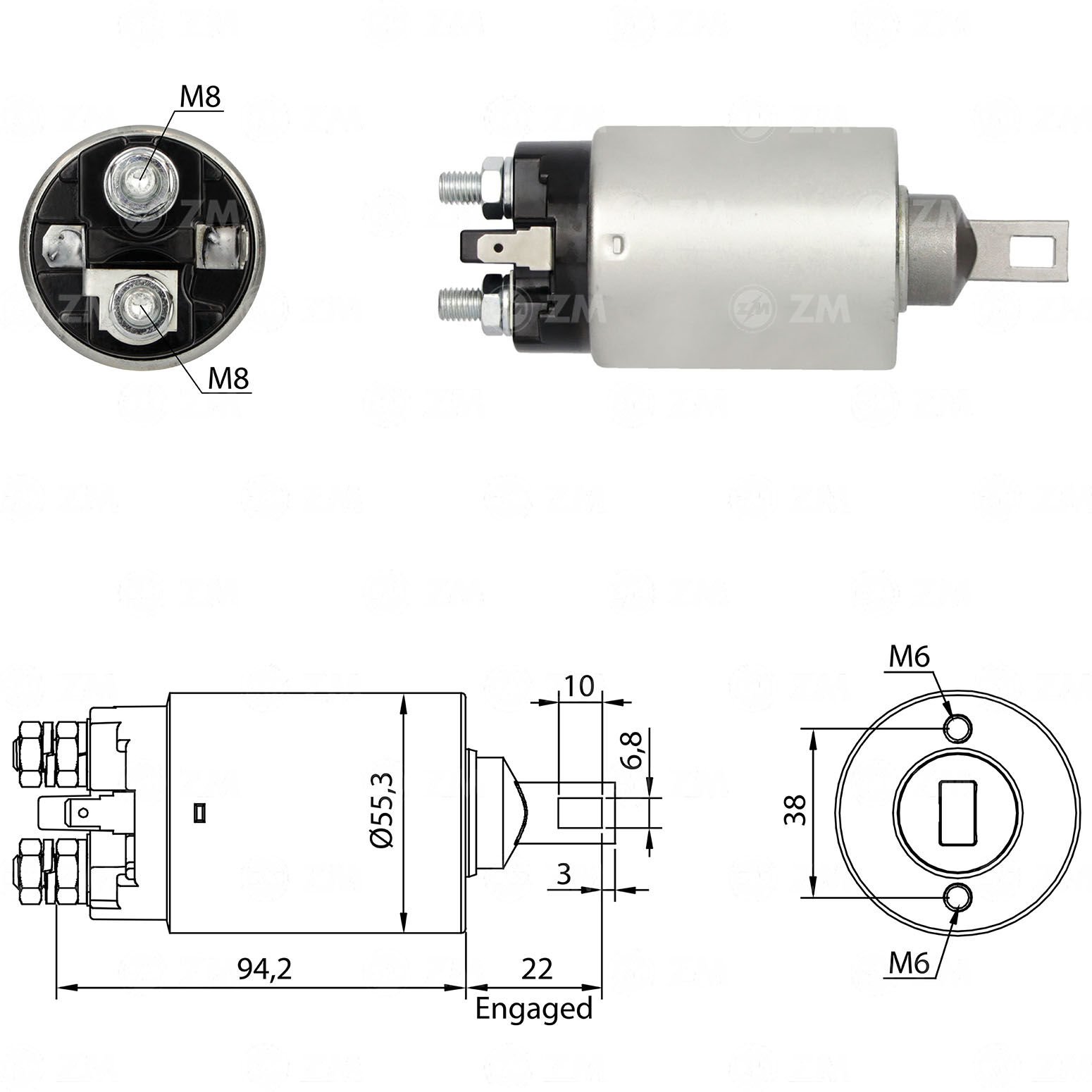 ZM 1891 - MARŞ OTOMATİĞİ 12V