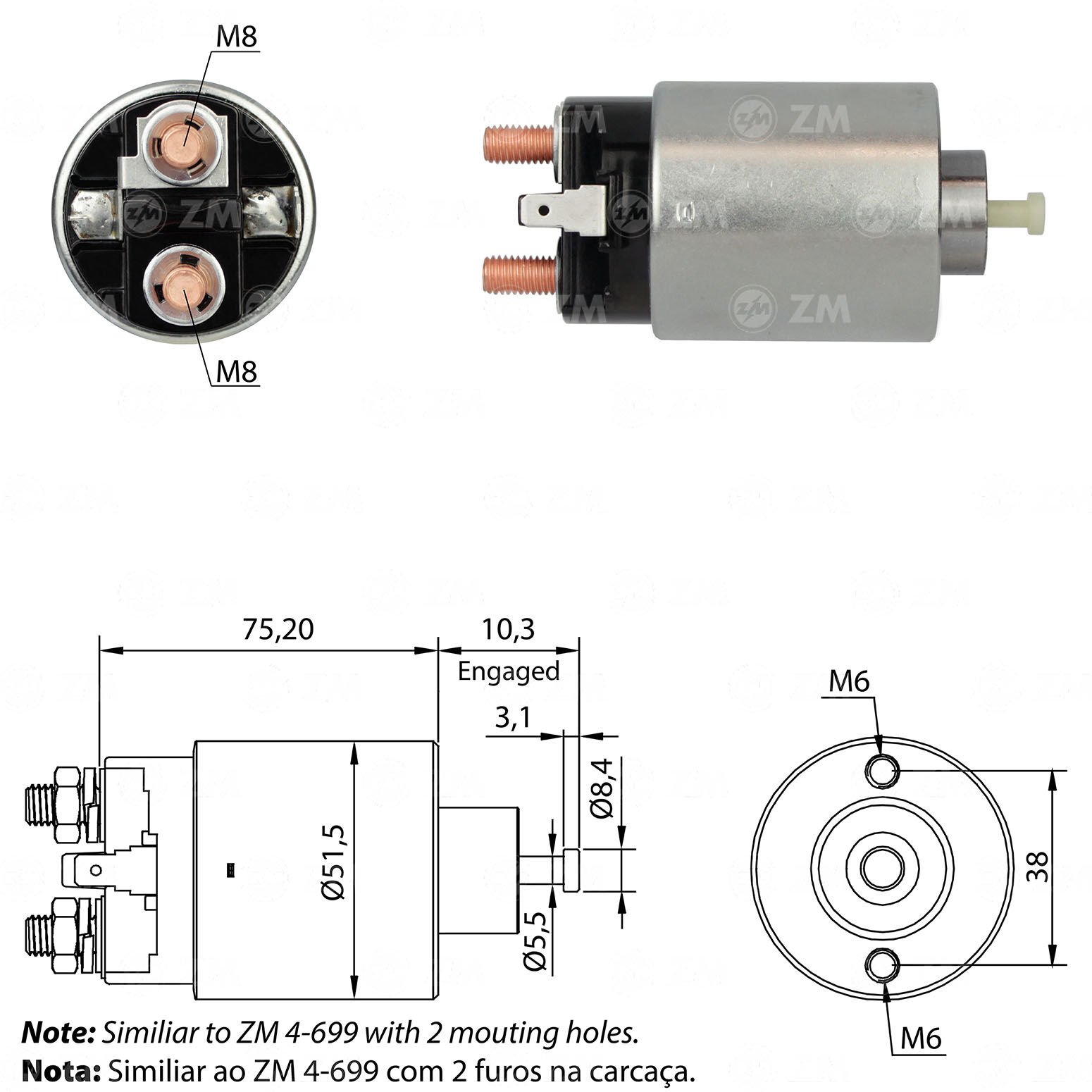 ZM 699 - MARŞ OTOMATİĞİ 12V