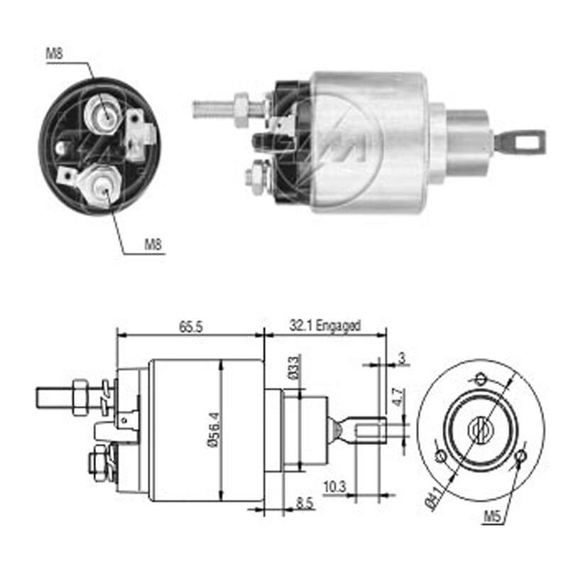 ZM 876 - MARŞ OTOMATİĞİ 12V