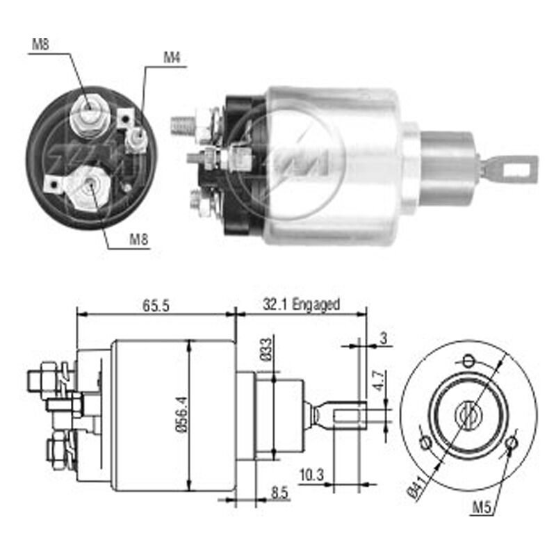 ZM 877 - MARŞ OTOMATİĞİ 12V