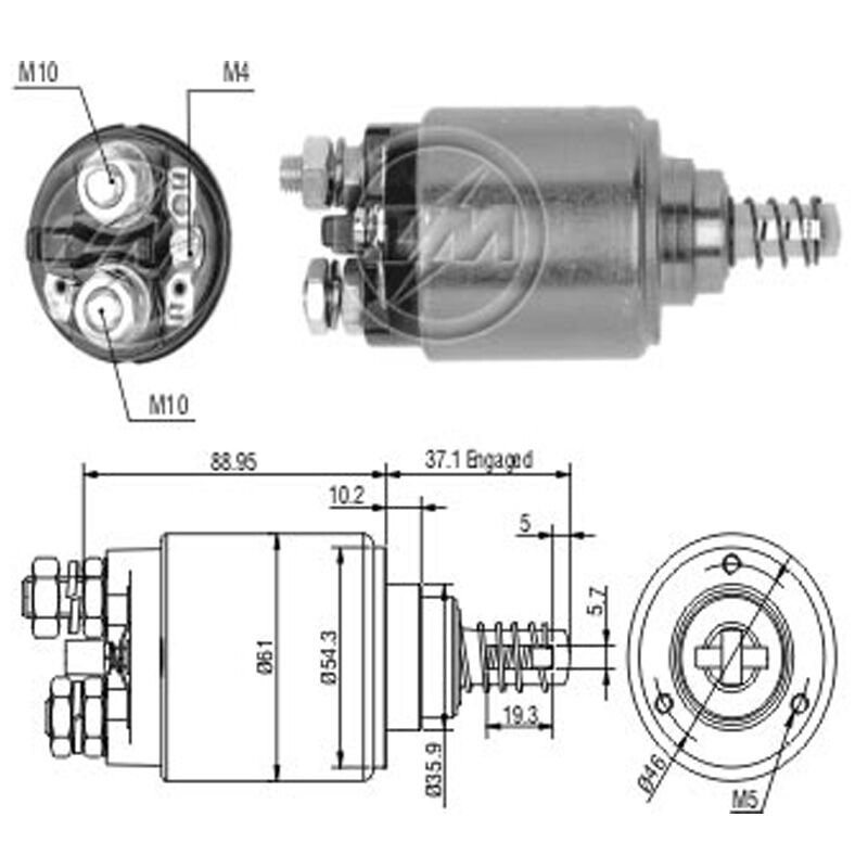 ZM 743 - MARŞ OTOMATİĞİ 12V