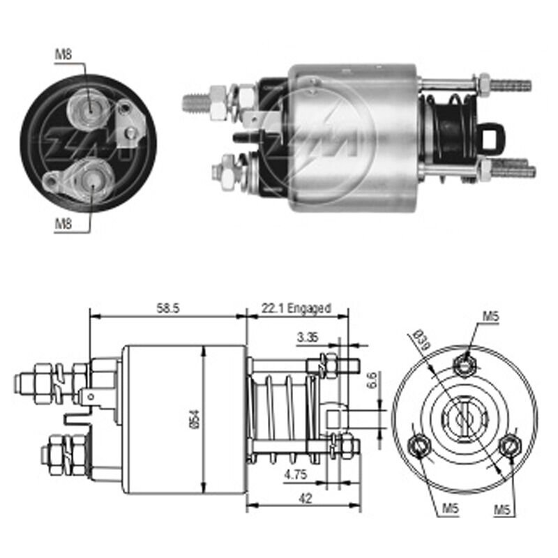 ZM 4595 - MARŞ OTOMATİĞİ 12V