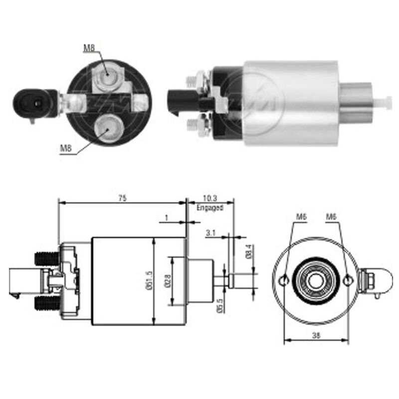 ZM 6695 - MARŞ OTOMATİĞİ 12V