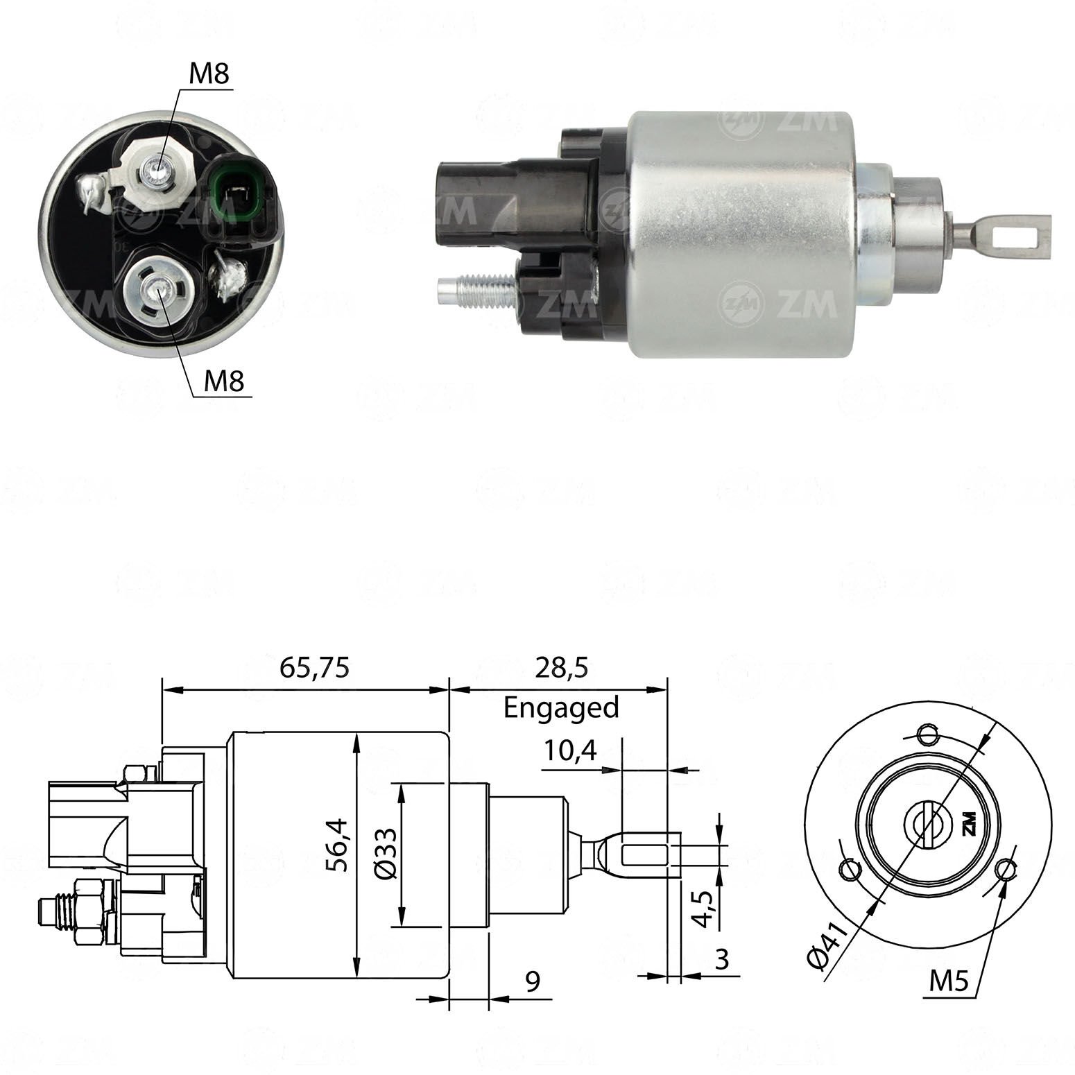 ZM 3978 - MARŞ OTOMATİĞİ 12V