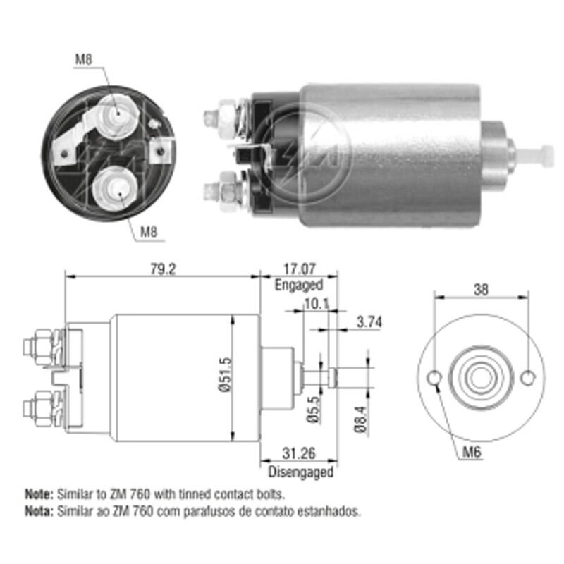 ZM 1760 - MARŞ OTOMATİĞİ 12V