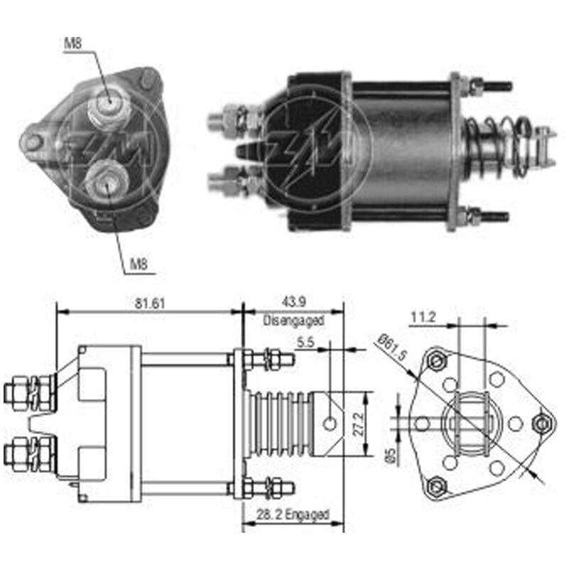 ZM 1650 - MARŞ OTOMATİĞİ 12V