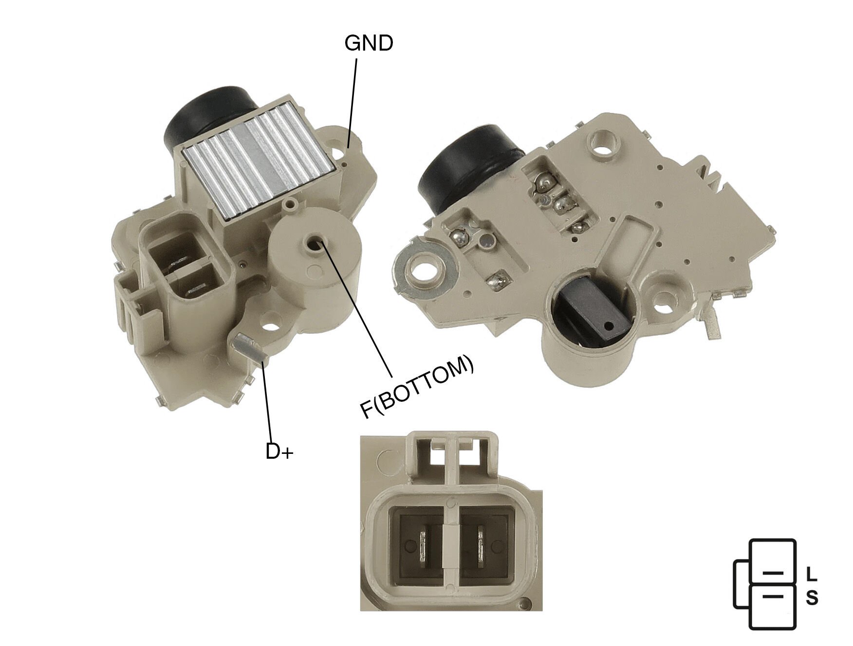 ALTERNATOR KONJEKTOR 12V HYUNDAI ACCENT / ELENTRA / SONATA 2 FIS TEK UC
