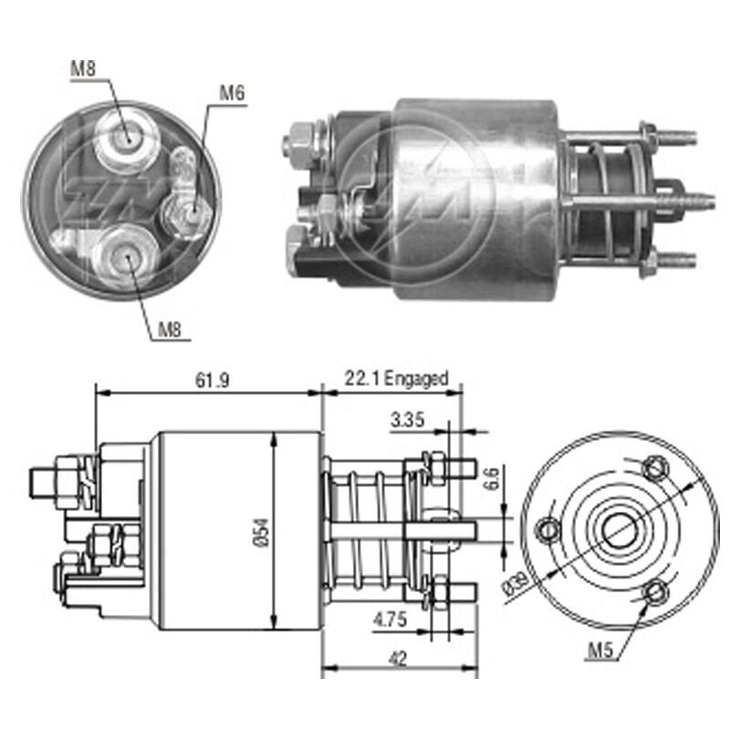 ZM 8395 - MARŞ OTOMATİĞİ 12V