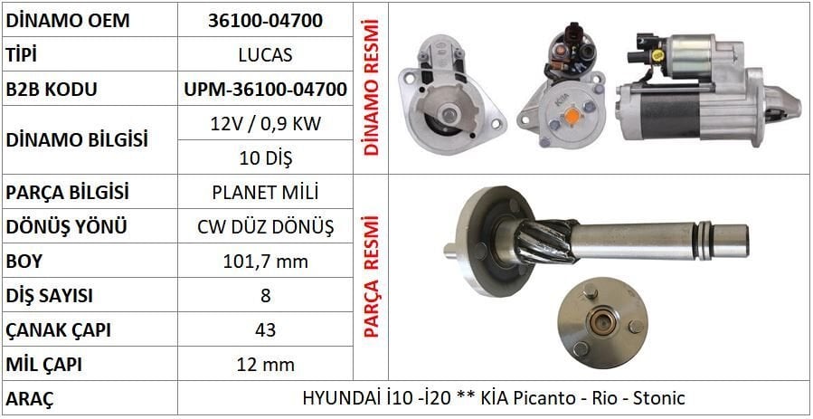 UPM 36100 - MARŞ PLANET MİLİ