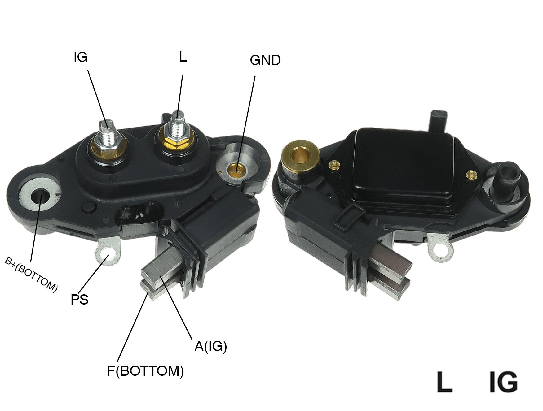 ALTERNATOR KONJEKTOR 12V VOLWAGEN / AUDI / MERCEDES BENZ CIFT CIVATALI E.M.
