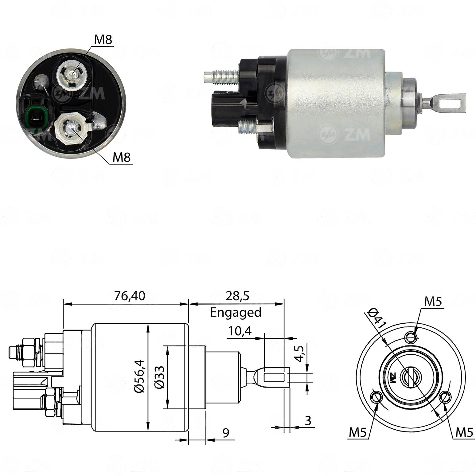ZM 1978 - MARŞ OTOMATİĞİ 12V