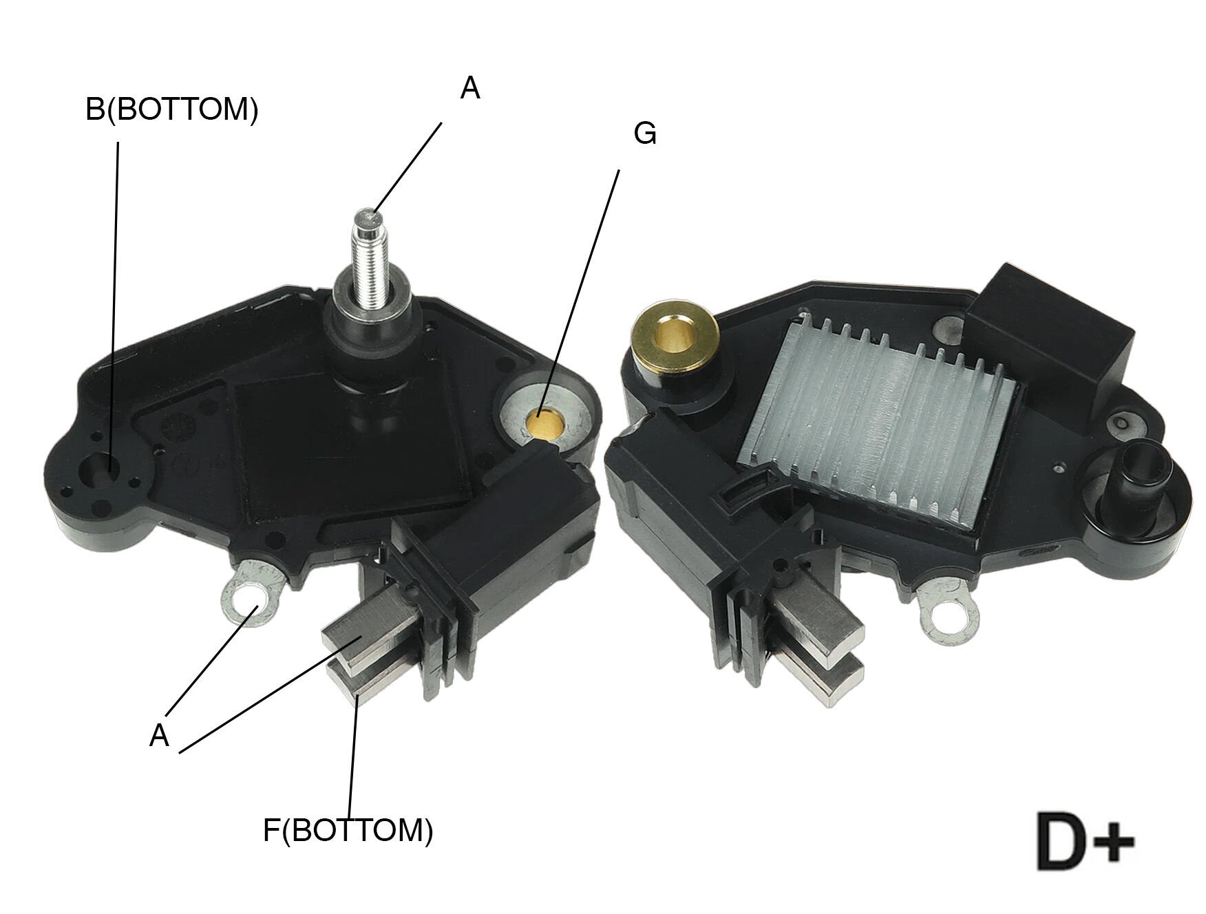 ALTERNATOR KONJEKTOR 12V AUDI / VOLKSWAGEN / MERCEDES / FIAT DUCATO