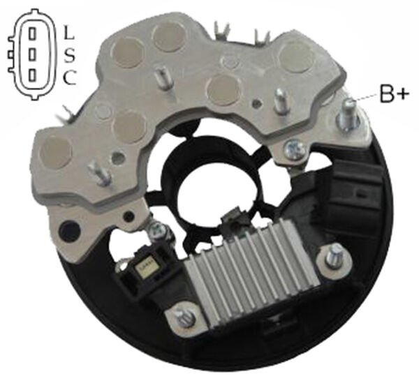 URV H 025 - ALTERNATÖR DİYOT TABLASI 12V