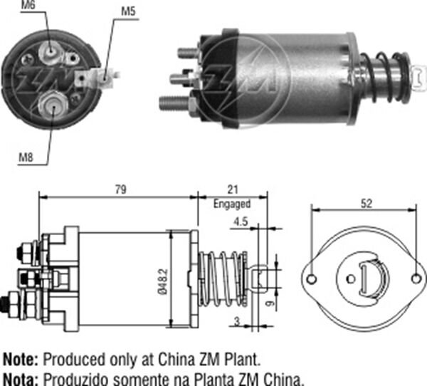 ZM 6619 - MARŞ OTOMATİĞİ 12V