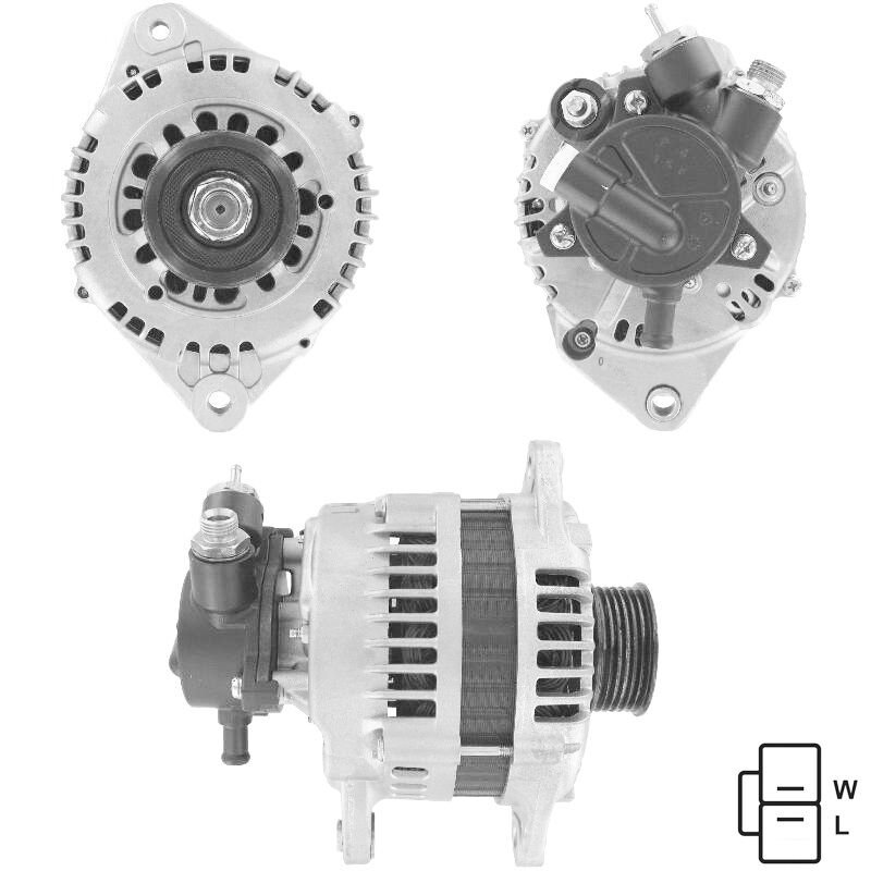ALTERNATOR 12V 100 AMP OPEL COMBO - ASTRA - CORSA 1.7 CTDI (4EE2)