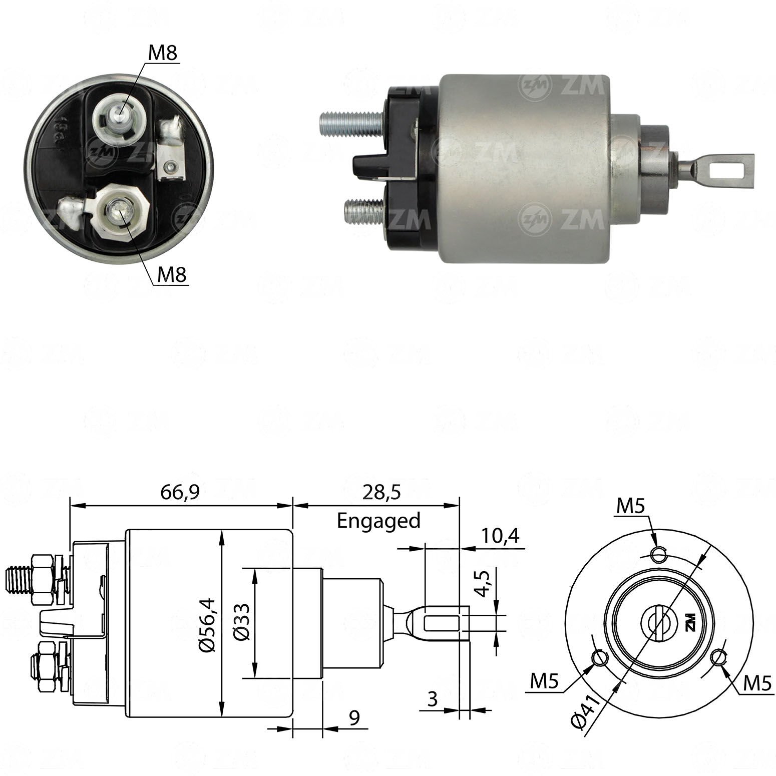 ZM 575 - MARŞ OTOMATİĞİ 12V