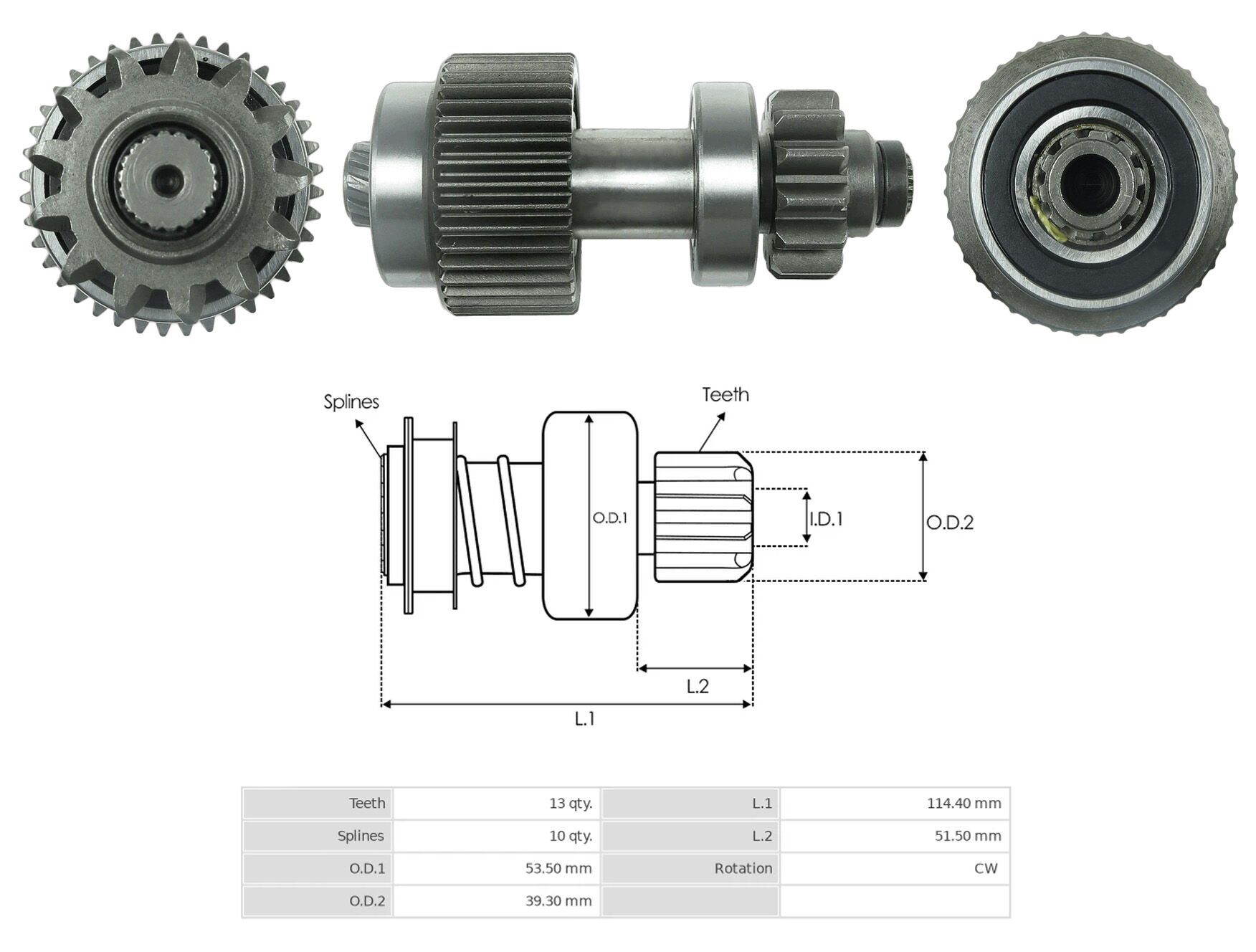 UMD 5610 - MARŞ DİŞLİSİ 13 DİŞ