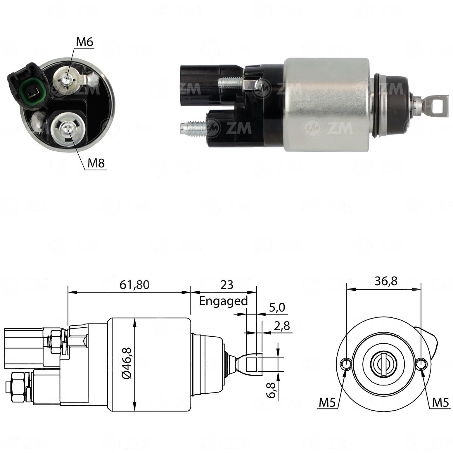 ZM 1281 - MARŞ OTOMATİĞİ 12V