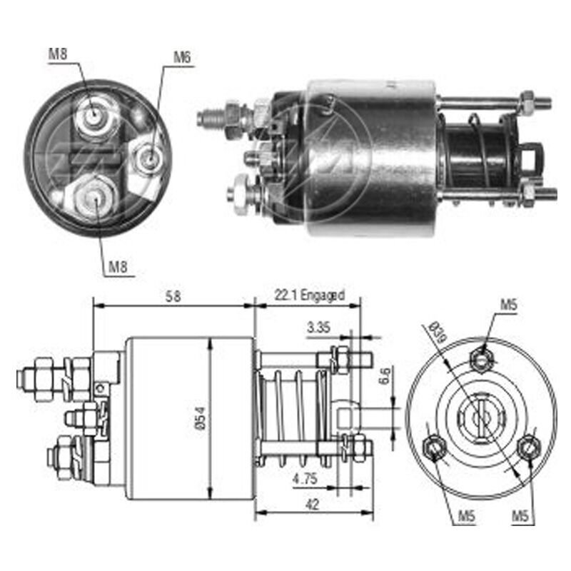 ZM 9595 - MARŞ OTOMATİĞİ 12V