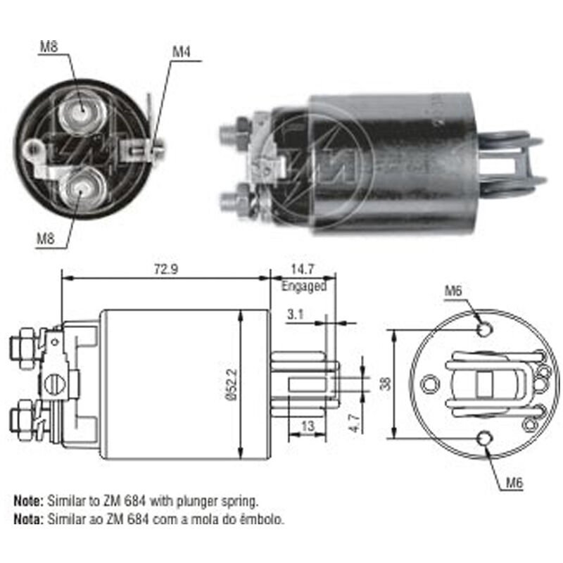 ZM 1684 - MARŞ OTOMATİĞİ 12V