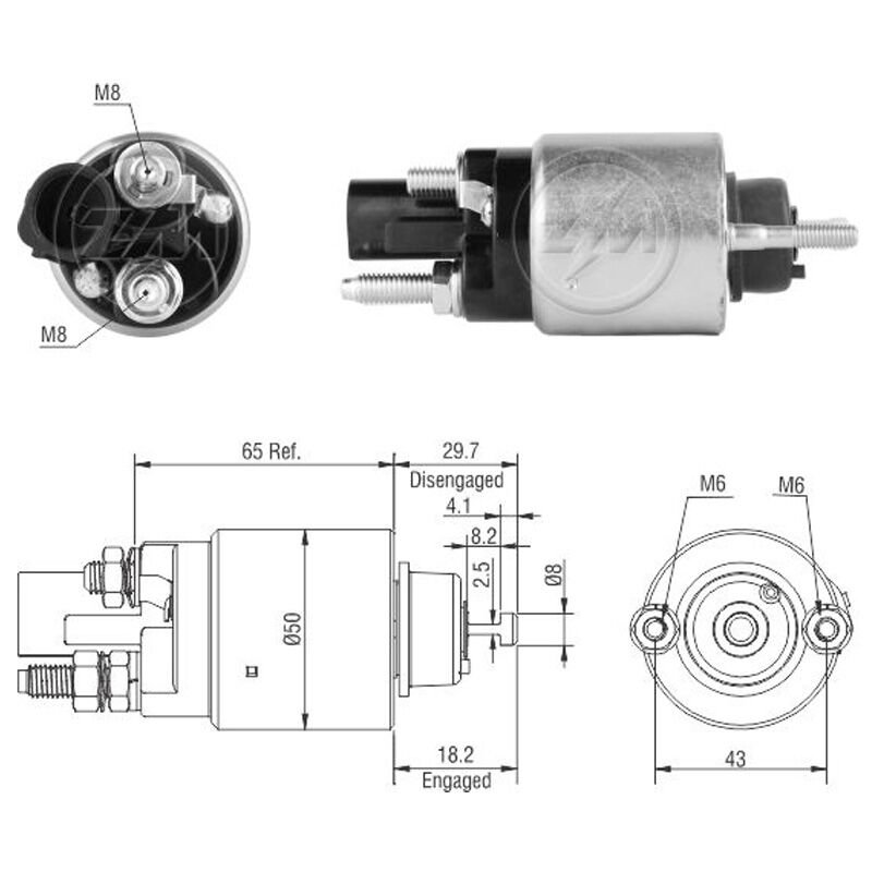 ZM 7708 - MARŞ OTOMATİĞİ 12V