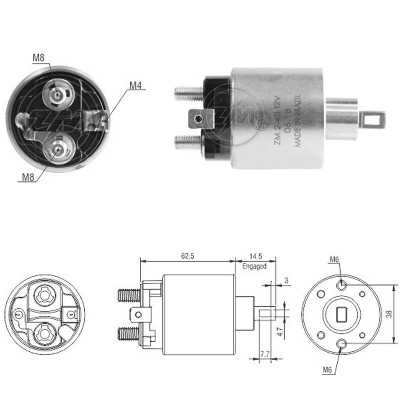 ZM 2411 - MARŞ OTOMATİĞİ 12V