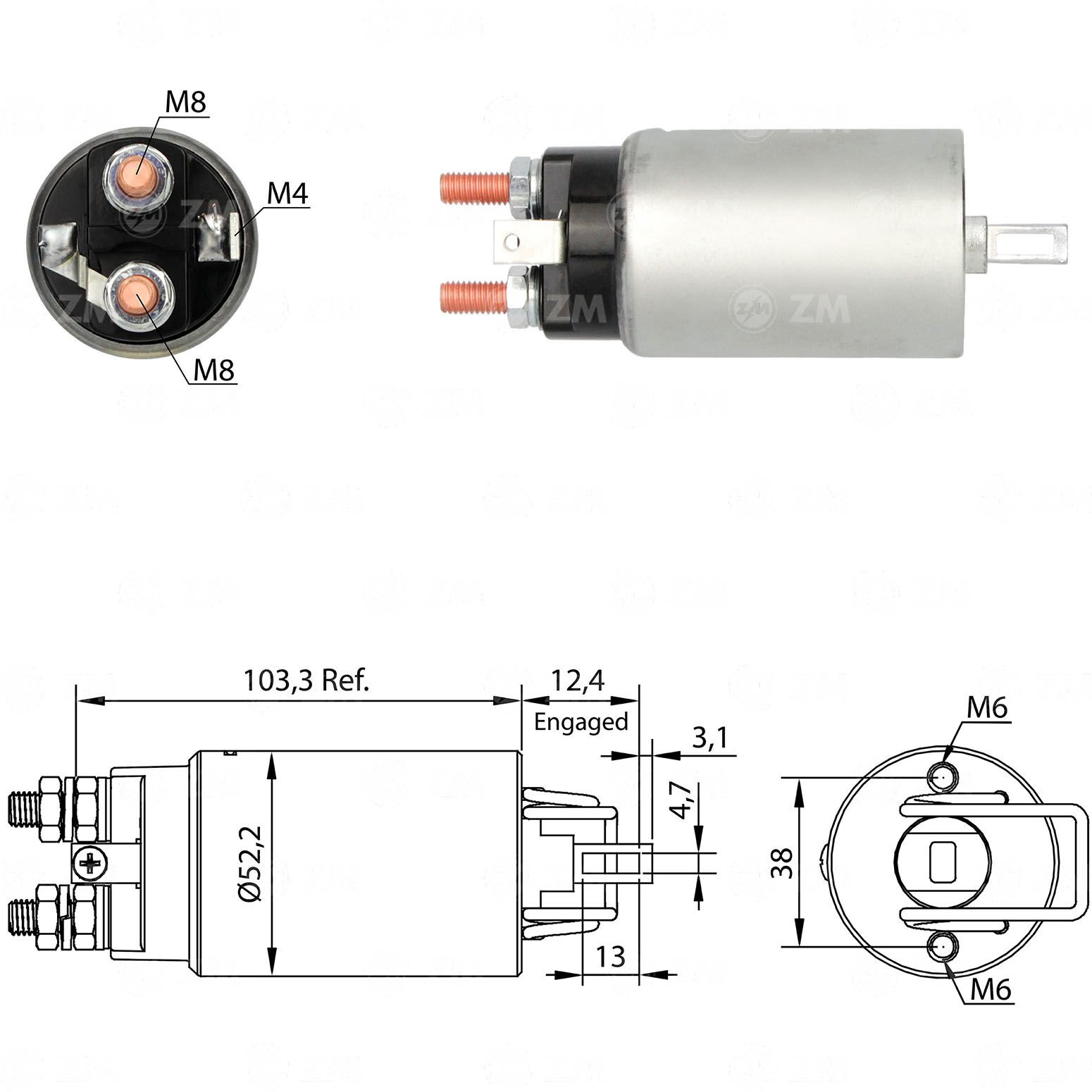 ZM 3982 - MARŞ OTOMATİĞİ 24V