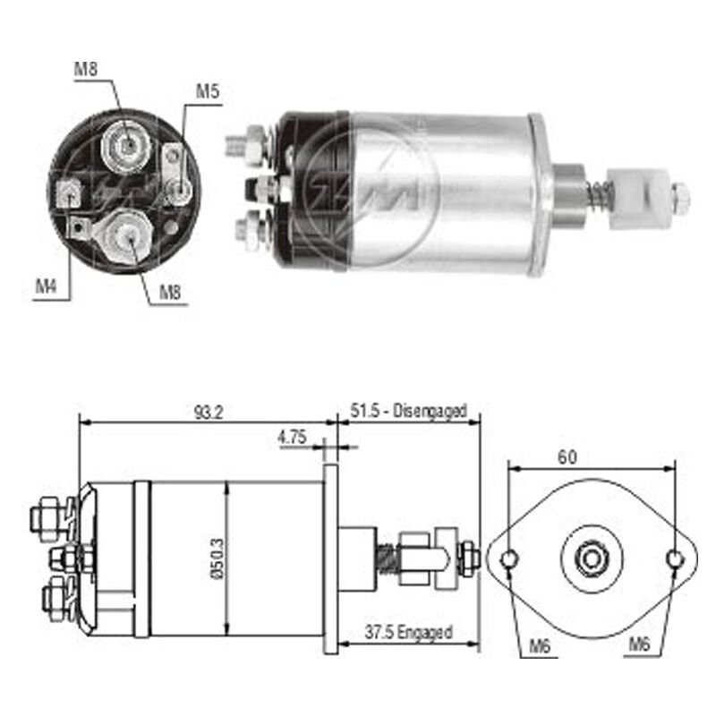 ZM 822 - MARŞ OTOMATİĞİ 12V
