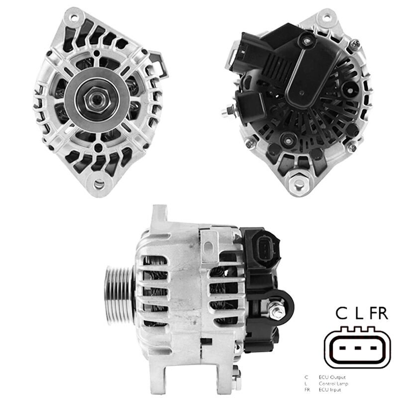 ALTERNATOR 12V 90 AMP HYUNDAI ACCENT I30 1.4 - 1.6 - I40 - IX35 1.6 / KIA CEED - RIO 1.4 - 1.6 - CERATO - SPORT