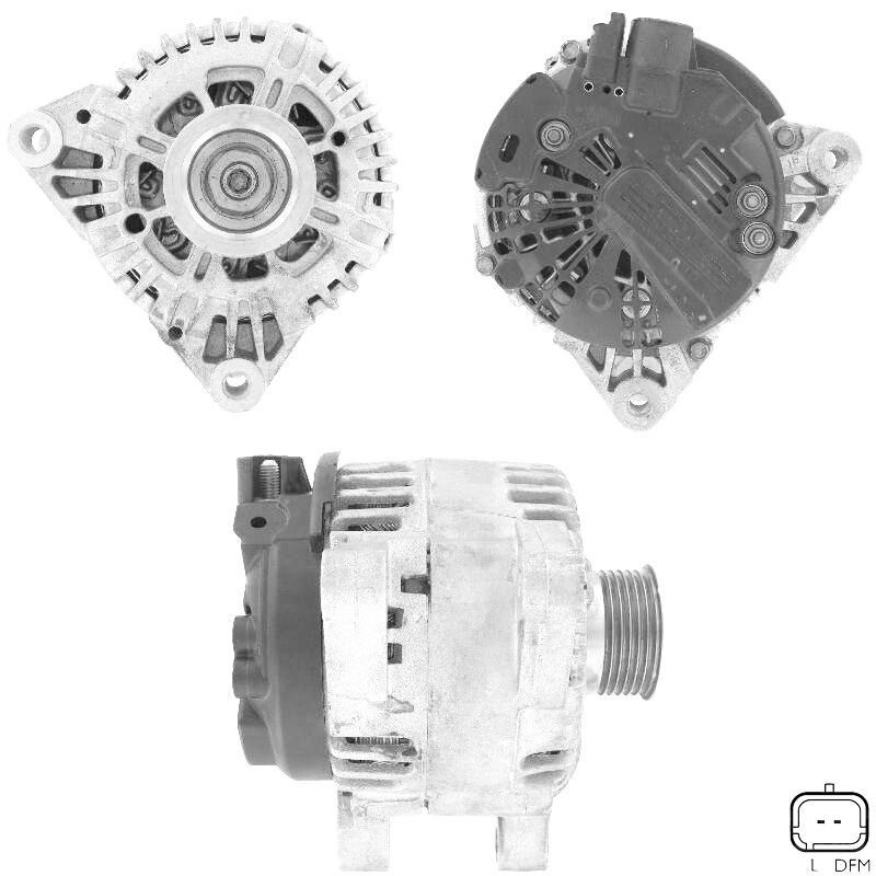 ALTERNATOR 12V 150 AMP CITROEN C1 - C3 1.4 HDI / PEUGEOT 206 - 307 1.4 HDI