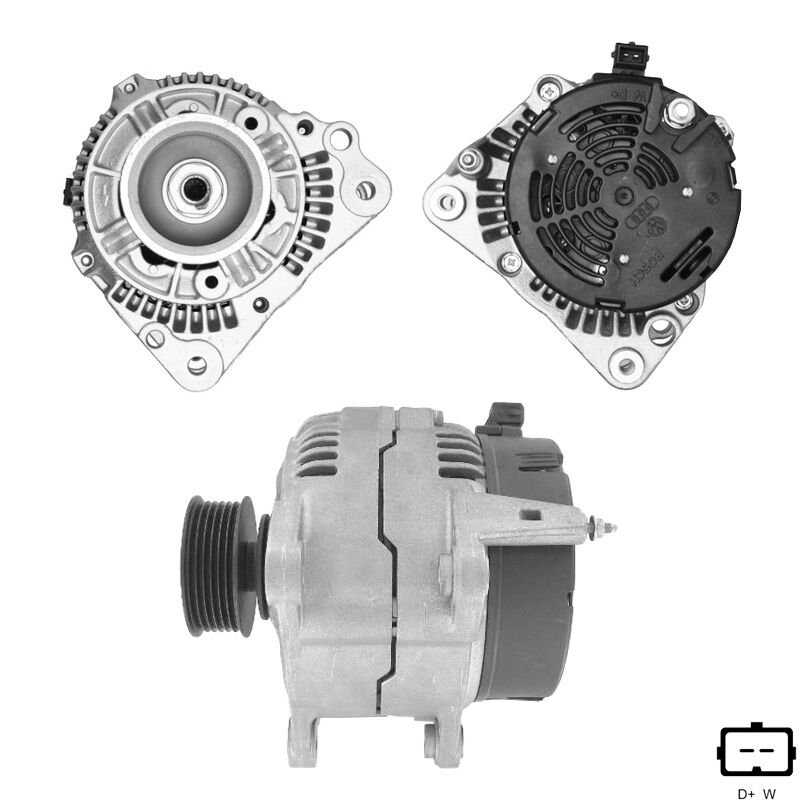 ALTERNATOR 12V 90 AMP VOLKSWAGEN TRANSPORTER 2500 TDI - CARAVELLE