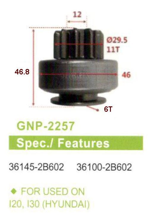 GNP 2257 - MARŞ DİŞLİSİ 11 DİŞ