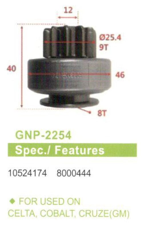 GNP 2254 - MARŞ DİŞLİSİ 9 DİŞ