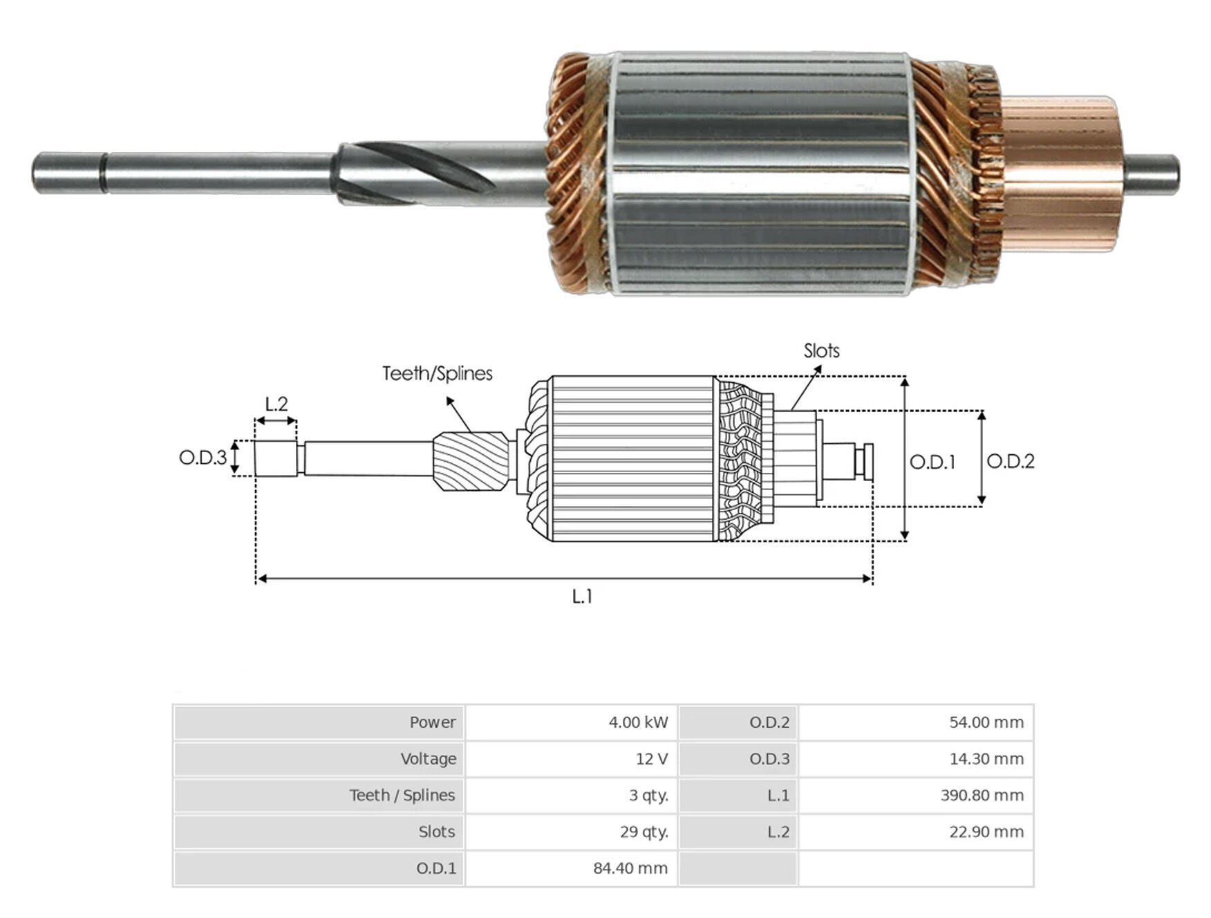 UMK 1020 - MARŞ KOLLEKTÖRÜ 12V 3 DİŞ