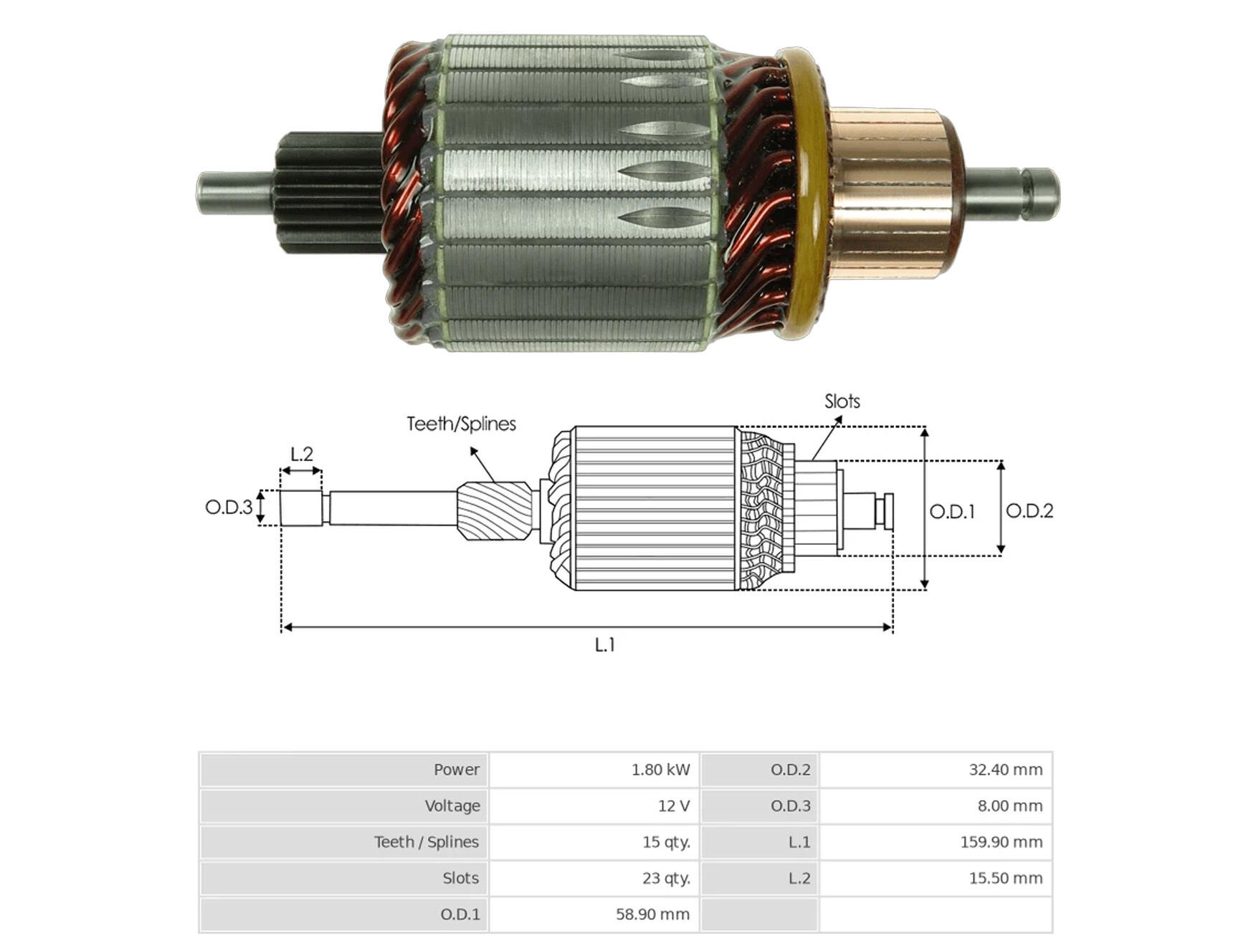 UMK 1029 - MARŞ KOLLEKTÖRÜ 12V 15 DİŞ