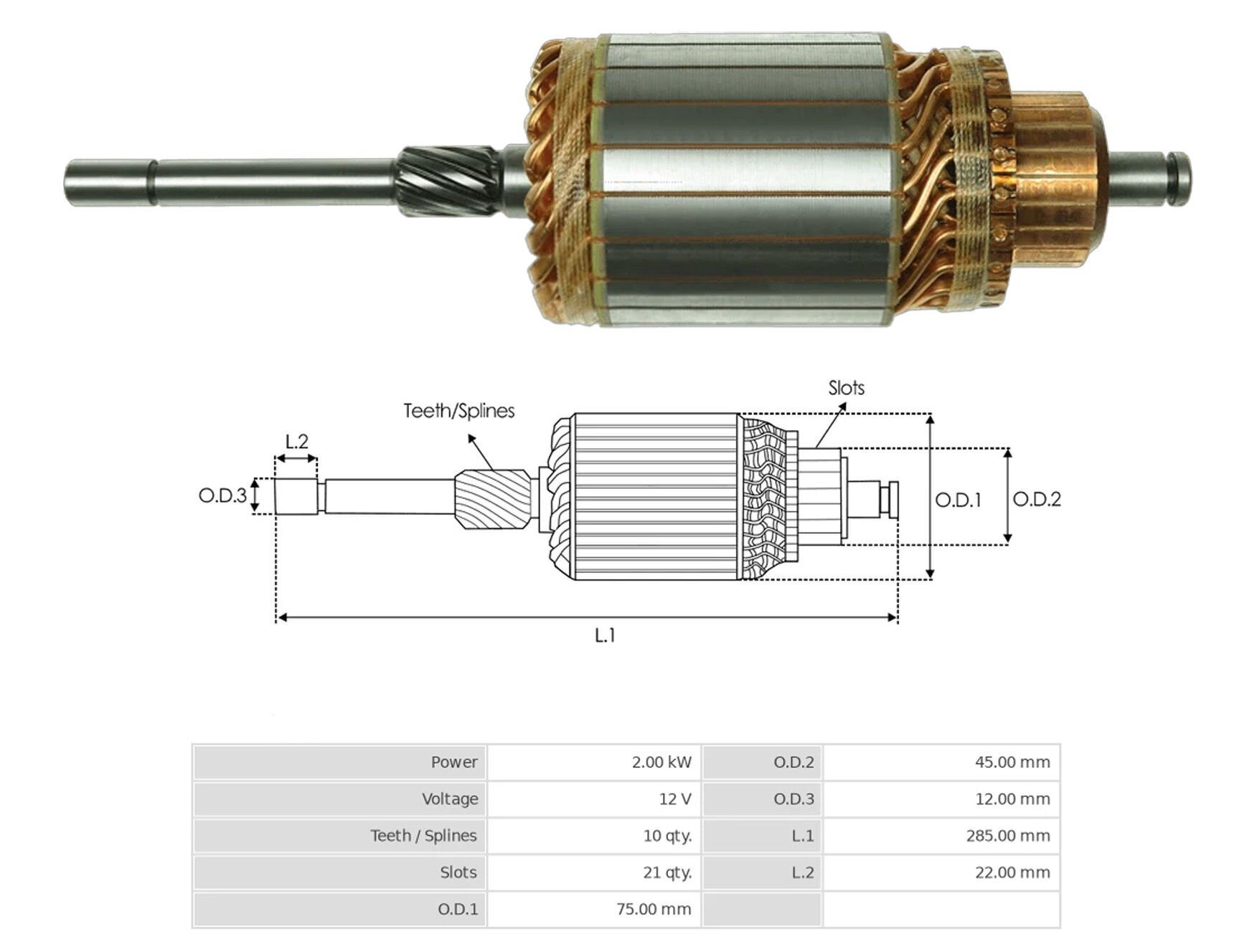 UMK 1031 - MARŞ KOLLEKTÖRÜ 12V 10 DİŞ
