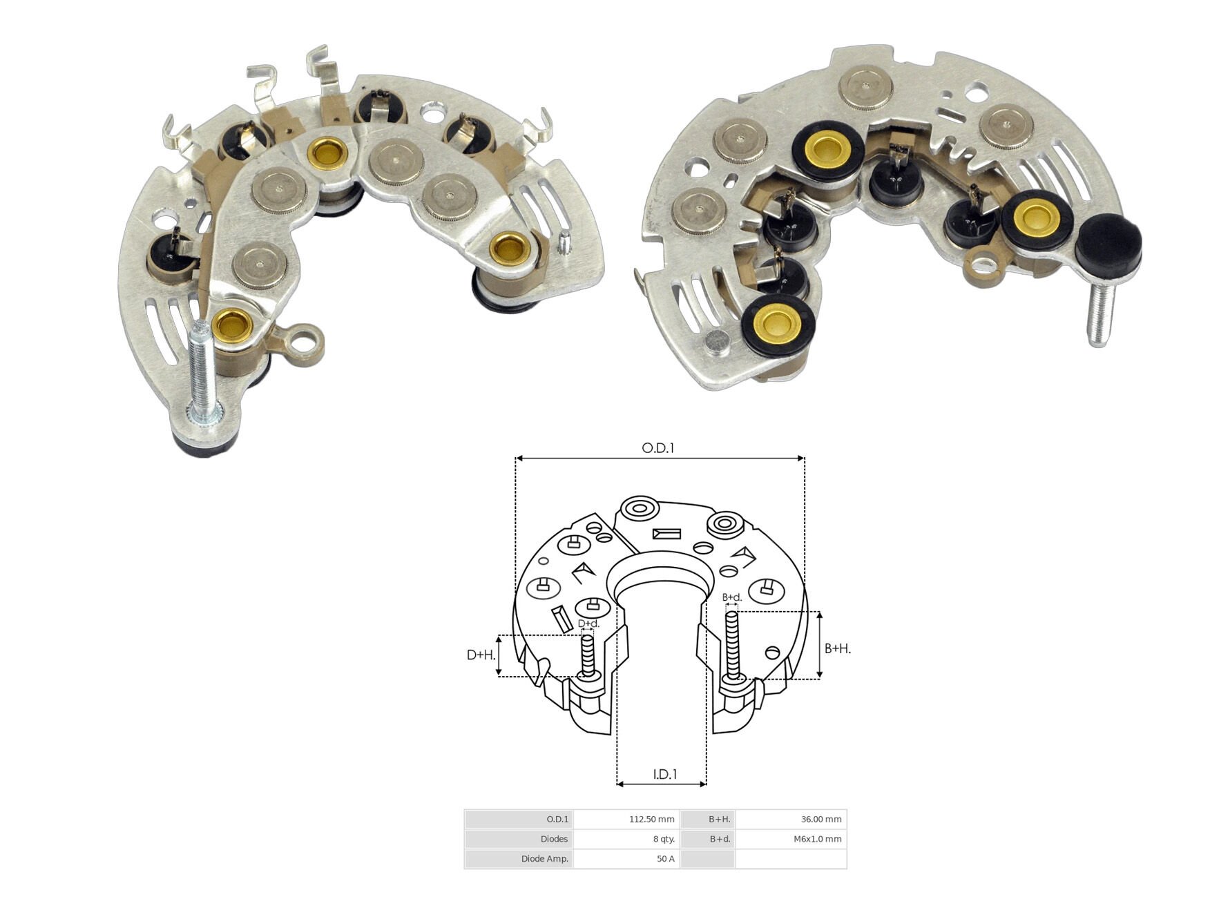 ALTERNATOR DIOT TABLASI FORD MONDEO FOR 12V 90 AMP ALT