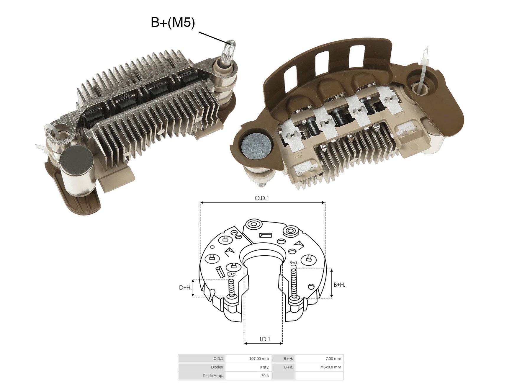 ALTERNATOR DIOT TABLASI KIA SEPHIA 85MM