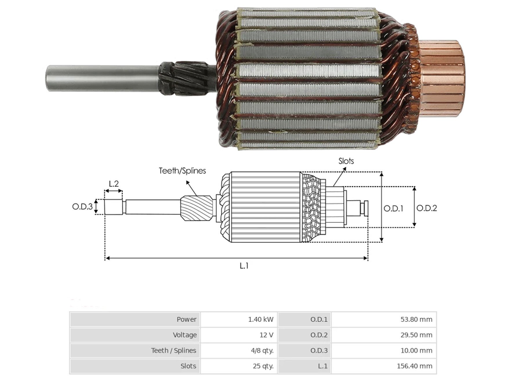 UMK 1262 - MARŞ KOLLEKTÖRÜ 12V 8 DİŞ