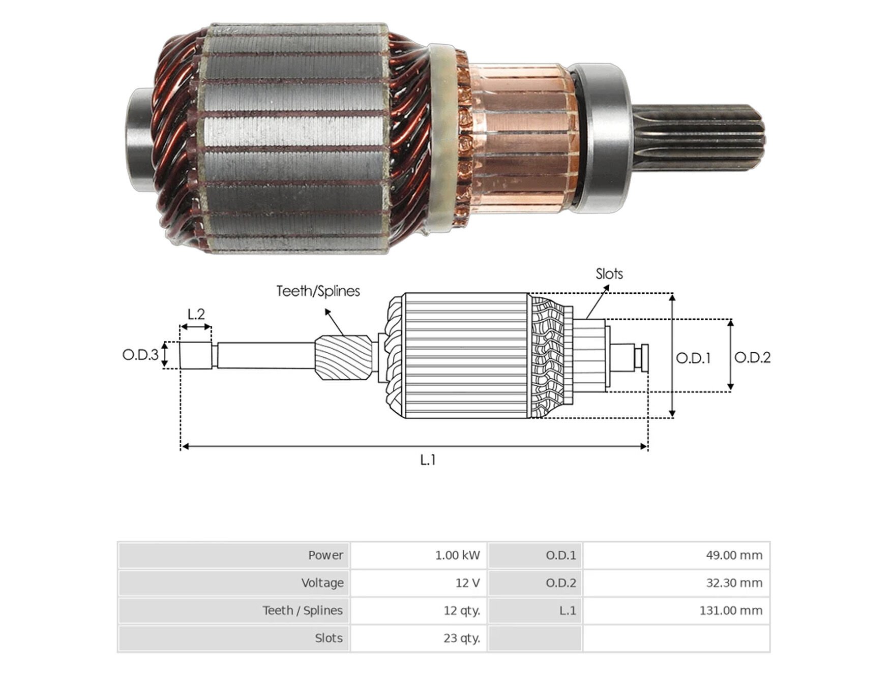 UMK 1121 - MARŞ KOLLEKTÖRÜ 12V 12 DİŞ