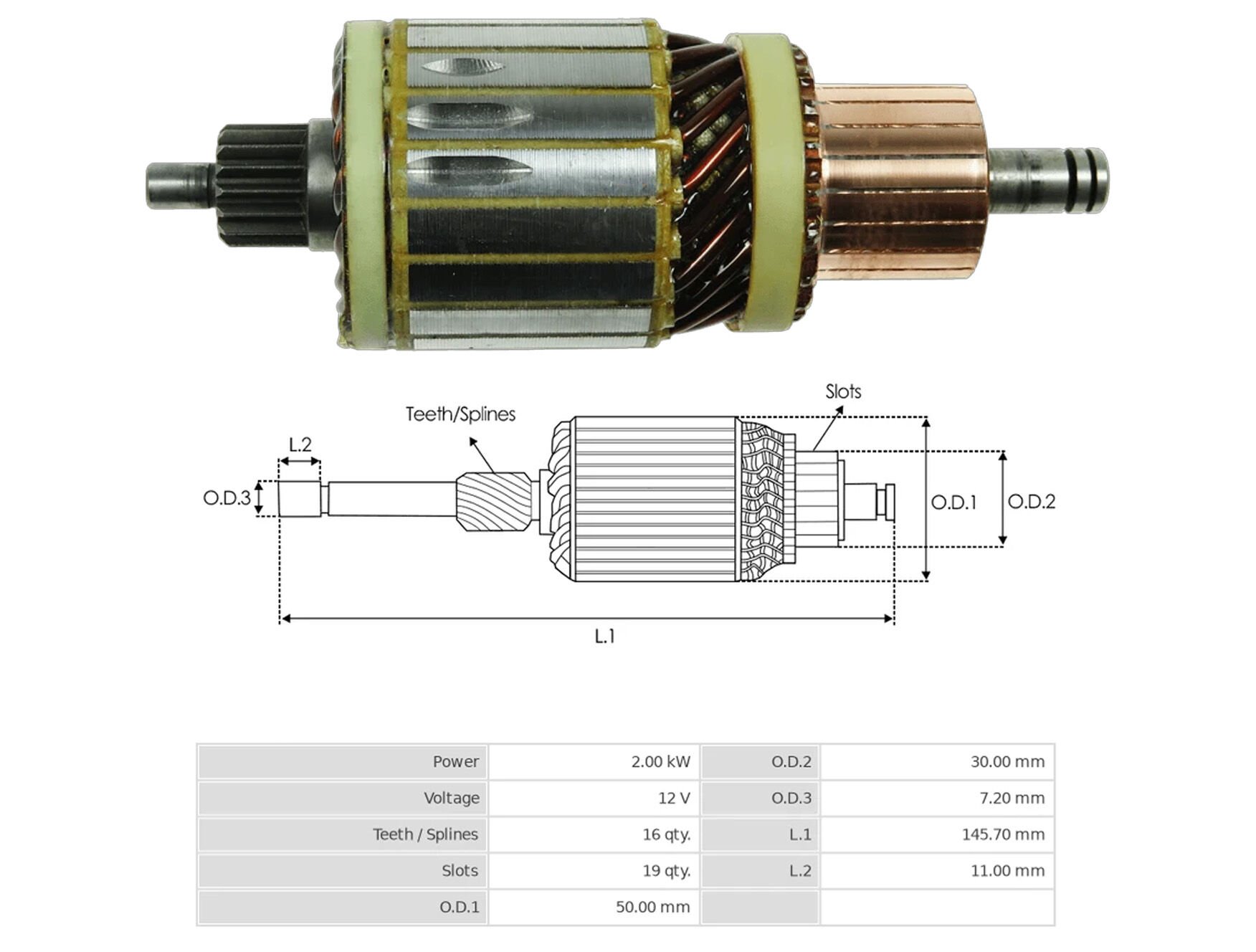 UMK 1298 - MARŞ KOLLEKTÖRÜ 12V 14 DİŞ