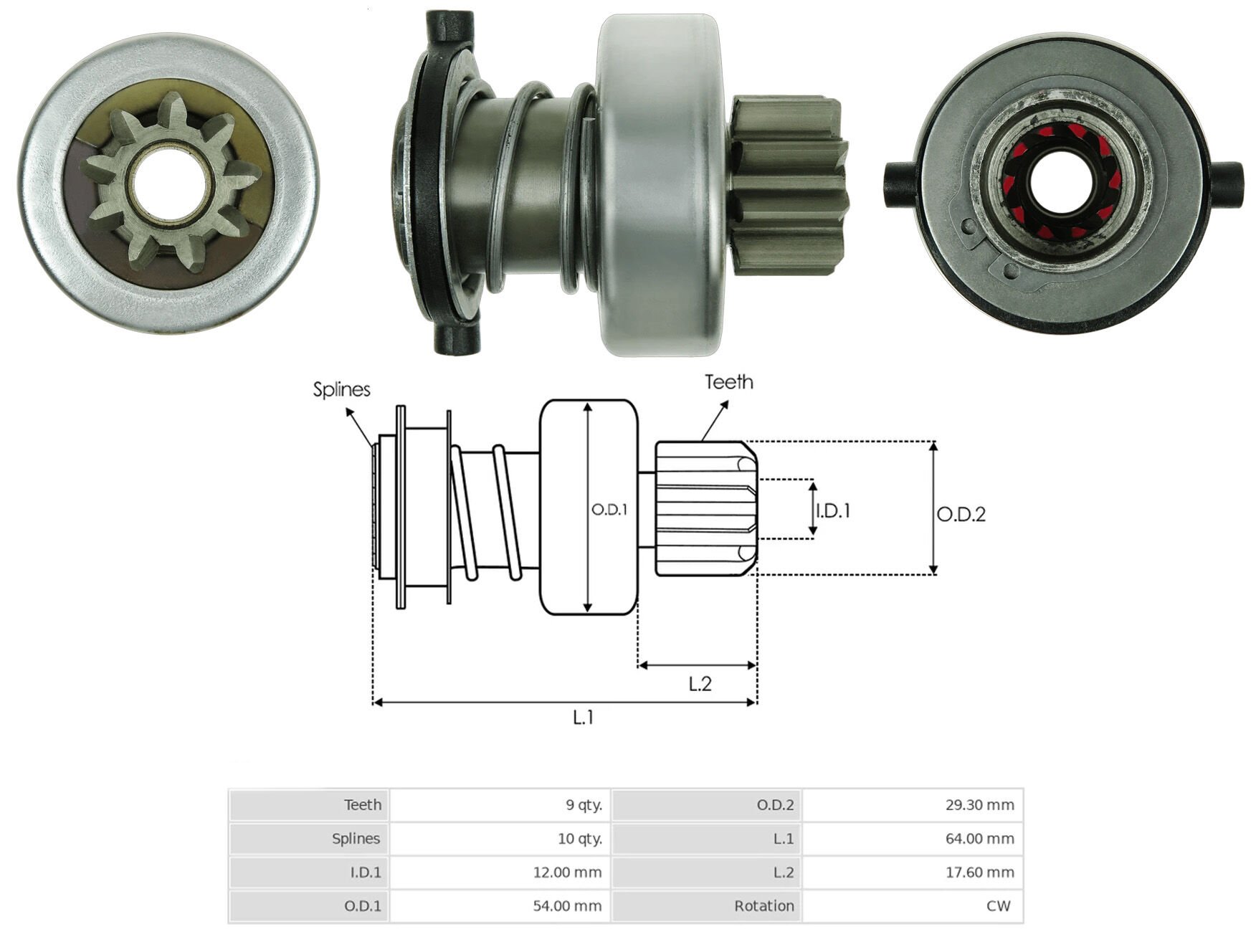 UMD 5788 - MARŞ DİŞLİSİ 9 DİŞ