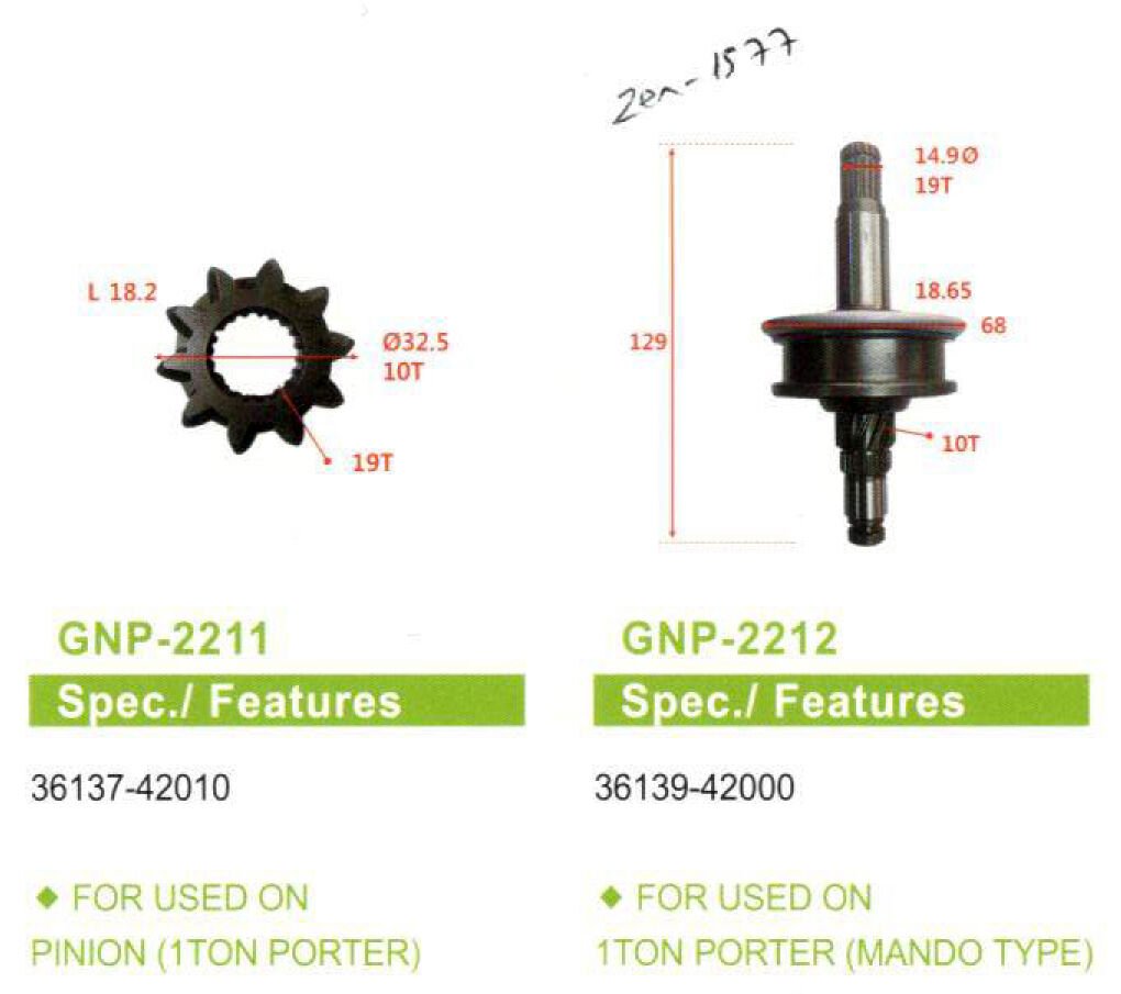 GNP 2211 - MARŞ DİŞLİSİ