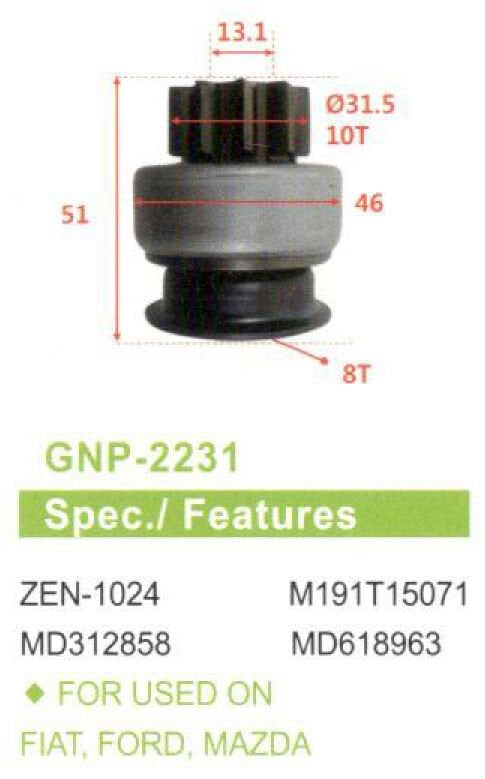 GNP 2231 - MARŞ DİŞLİSİ
