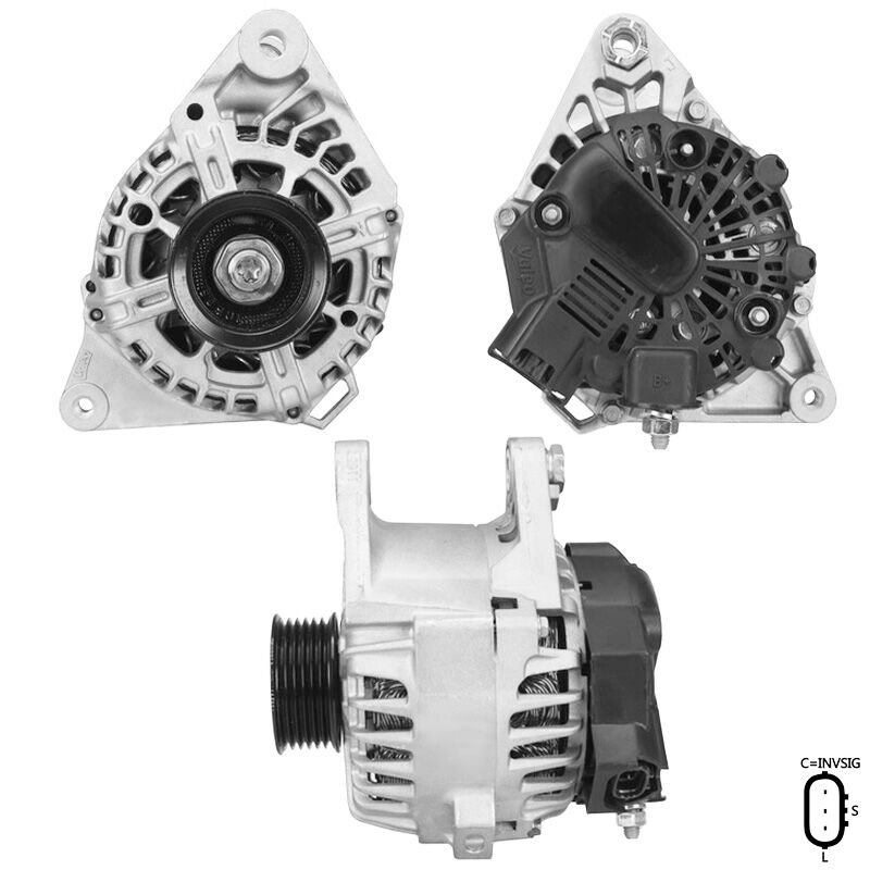 ALTERNATOR 12V 120 AMP KIA SPORTAGE / HYUNDAI SONATA 2.0 -TUSCON 1.6 - 1.7 CRDI - 2.0 CRDI (C-L-FR)