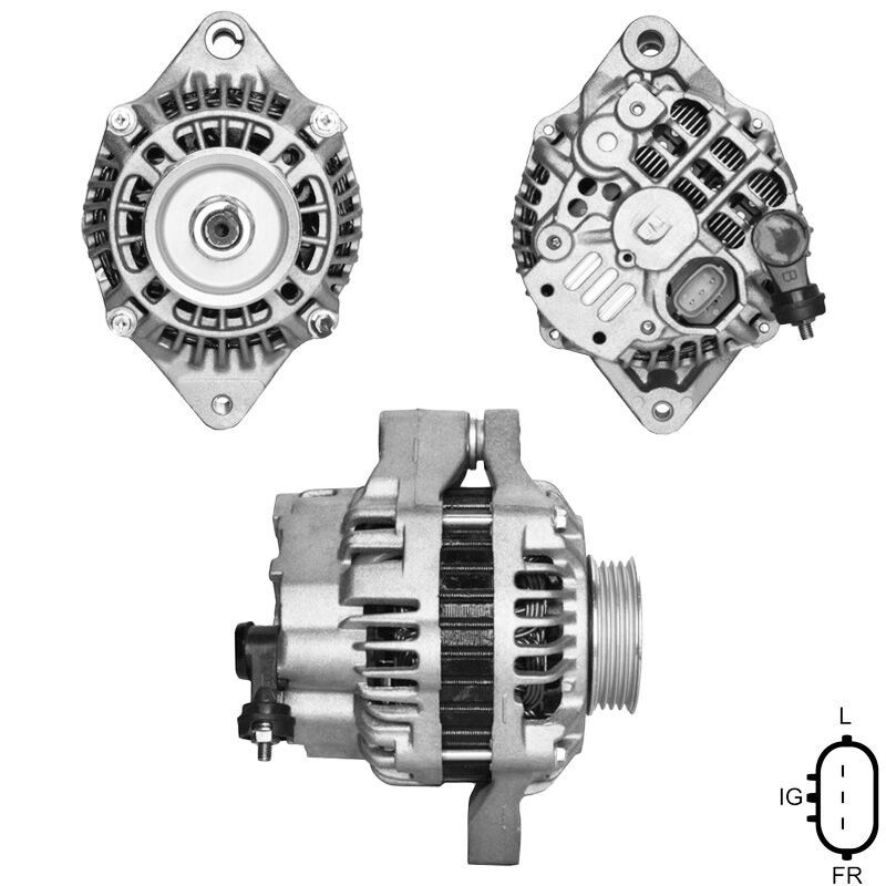 ALTERNATOR 12V 70 AMP HONDA CIVIC VI 1.4I 16V (L-IG-FR)