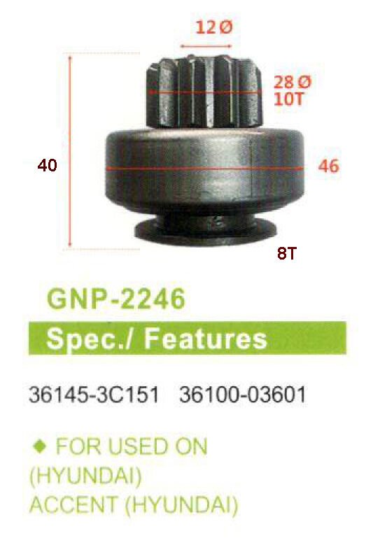 GNP 2246 - MARŞ DİŞLİSİ 10 DİŞ