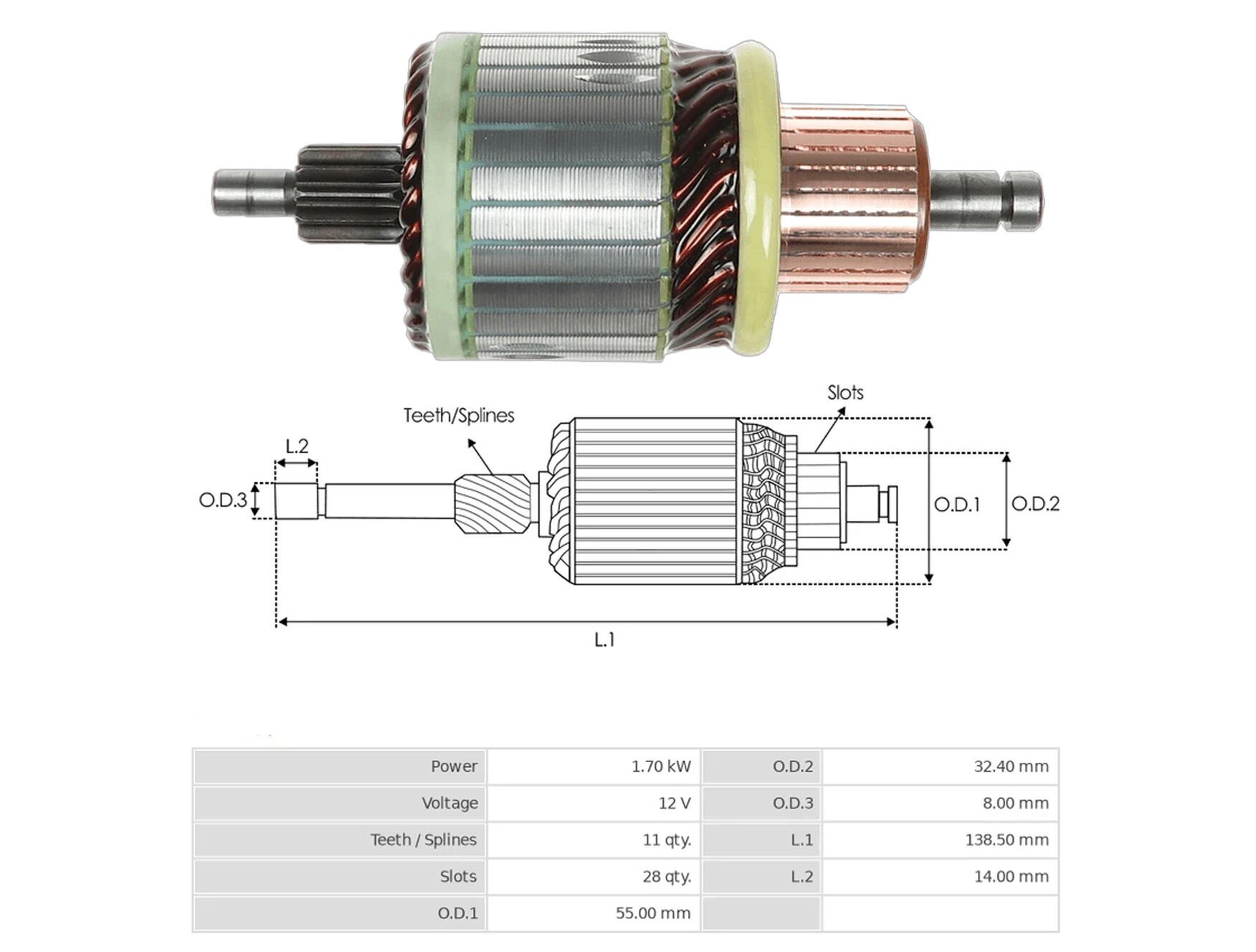 MARS KOLLEKTORU 12V 11 DIS OPEL VECTRA / BMW / CITROEN / FORD
